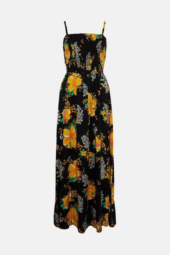 Oasis Floral Print Strappy Maxi Dress 4