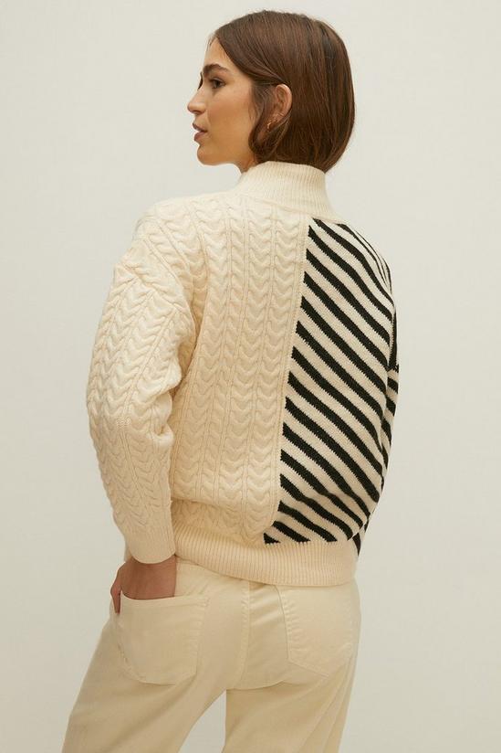 Oasis Cable Animal Block Jumper 3