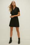 Oasis Wrap Front Crepe Tailored Dress thumbnail 1