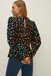 Oasis Patchwork Floral Puff Sleeve Top thumbnail 3