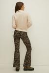 Oasis Printed Soft Touch Flared Trouser thumbnail 3