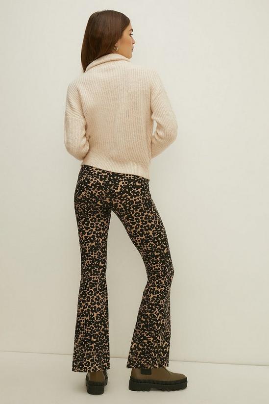 Oasis Printed Soft Touch Flared Trouser 3