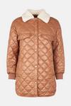 Oasis Borg Collar Quilted Jacket thumbnail 4