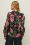 Oasis Soft Floral Printed Button Front Shirt thumbnail 3