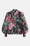 Oasis Soft Floral Printed Button Front Shirt thumbnail 4