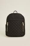 Oasis Half Quilted Detail Zip Backpack thumbnail 1