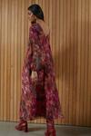 Oasis Viscose Silk Camo Floral Print Midi Dress thumbnail 3