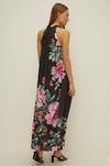 Oasis Bright Floral Halter Occasion Maxi Dress thumbnail 3