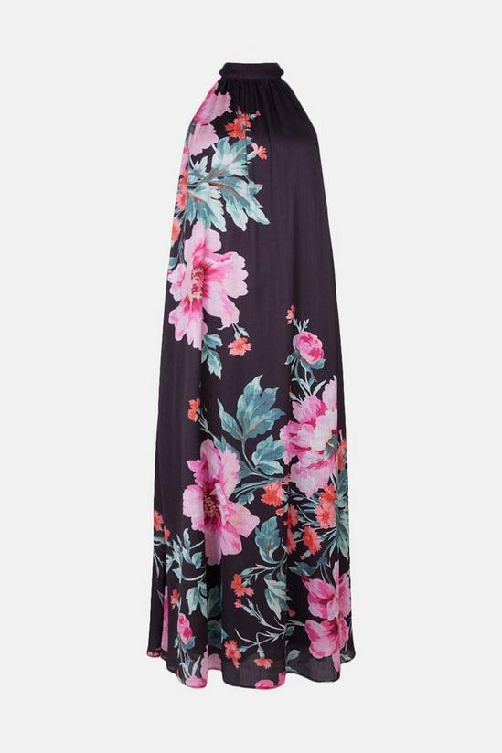 Oasis Bright Floral Halter Occasion Maxi Dress 4
