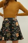 Oasis Trailing Floral Scuba Flippy Skirt thumbnail 2