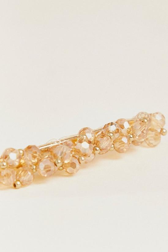 Oasis Multi Pearl Embellished Large Hair Clip 2