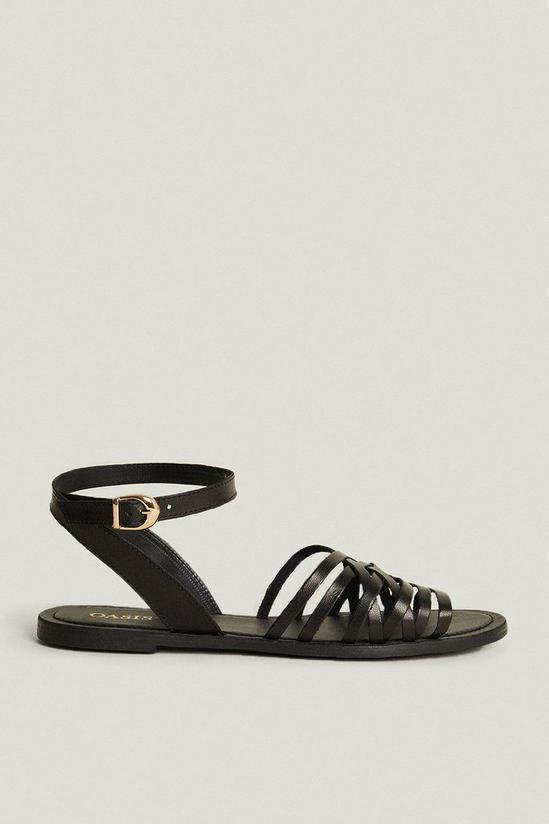 Oasis Leather 2 Part Strappy Sandal 1