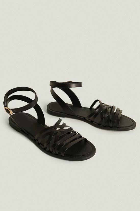 Oasis Leather 2 Part Strappy Sandal 2