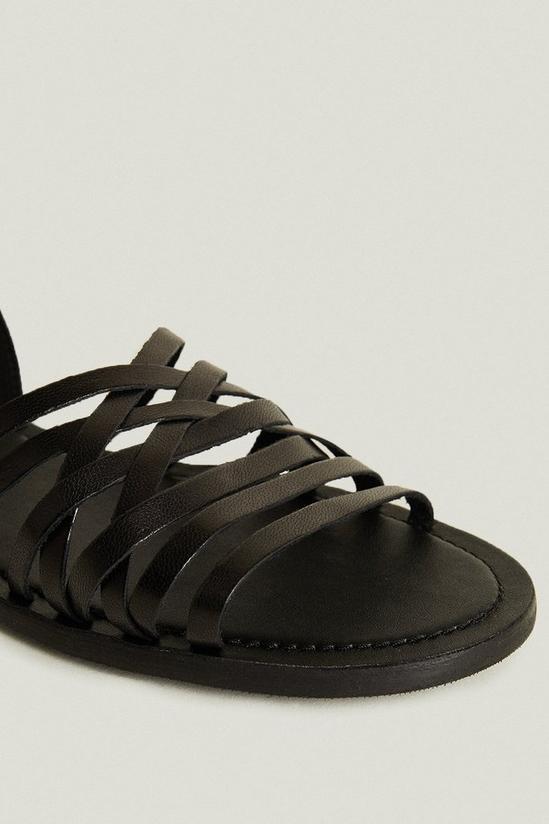 Oasis Leather 2 Part Strappy Sandal 3