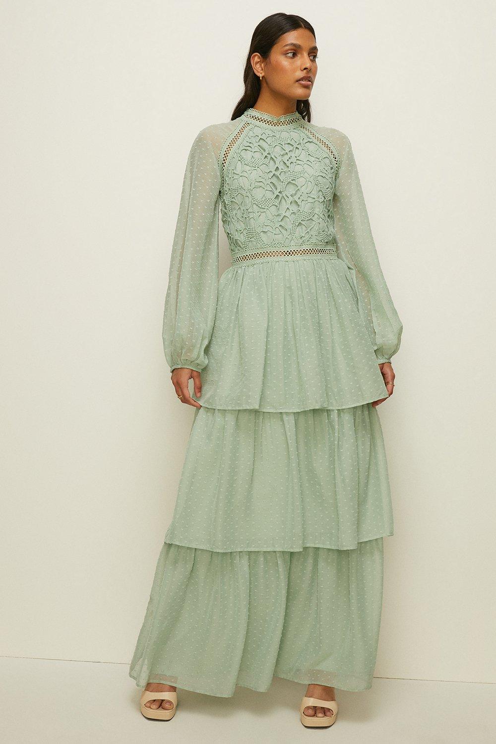 Oasis sage 2024 green dress