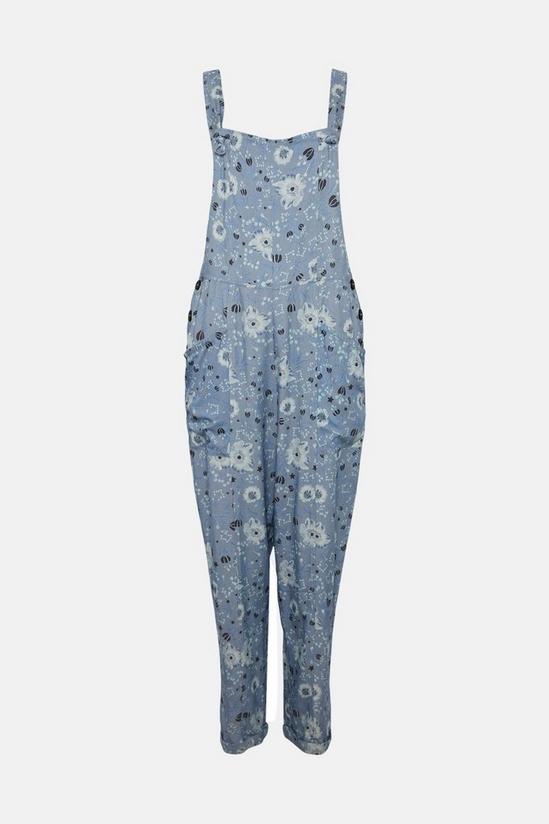 Oasis Printed Relaxed Fit Dungaree 4