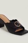 Oasis Scallop Detail Heeled Mules thumbnail 3