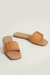 Oasis Oversized Covered Buckle Sliders thumbnail 2