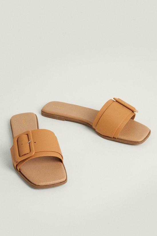 Oasis Oversized Covered Buckle Sliders 2