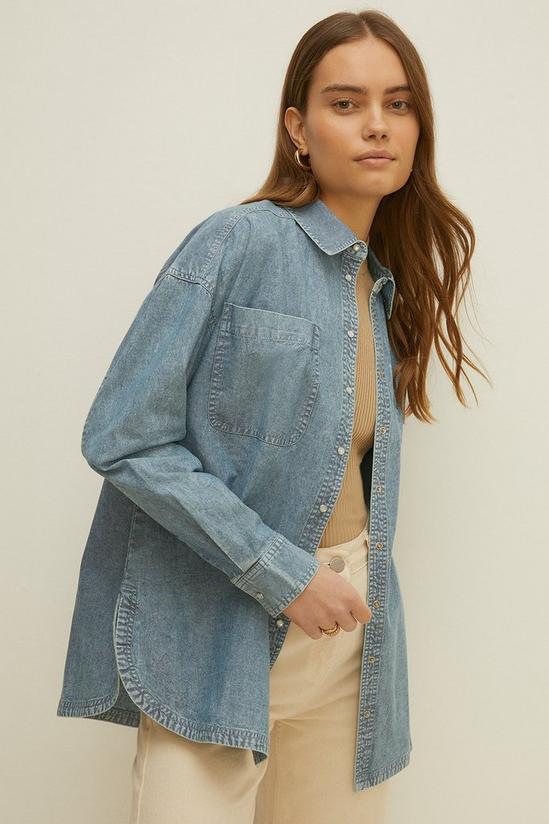 Oasis Relaxed Chambray Shirt 1