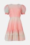 Oasis Organza Ombre Tiered Skater Dress thumbnail 4
