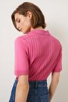 Oasis Collared Button Up Knitted Top thumbnail 3