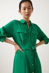 Oasis Button Front Collared Shirt Dress thumbnail 3