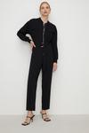 Oasis Zip Through Belted Jumpsuit thumbnail 1