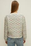 Oasis Floral Printed Quilted Sweatshirt thumbnail 3