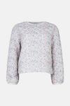 Oasis Floral Printed Quilted Sweatshirt thumbnail 4