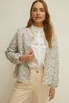 Oasis Floral Printed Quilted Bomber Jacket thumbnail 2