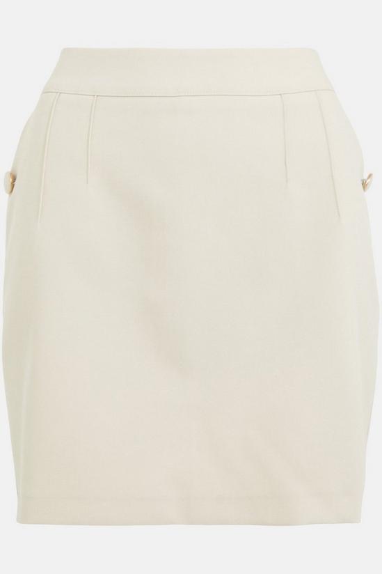 Oasis Seam Detail Tailored Stretch Aline Skirt 4
