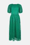 Oasis Premium Lace Puff Sleeve Midi Dress thumbnail 4
