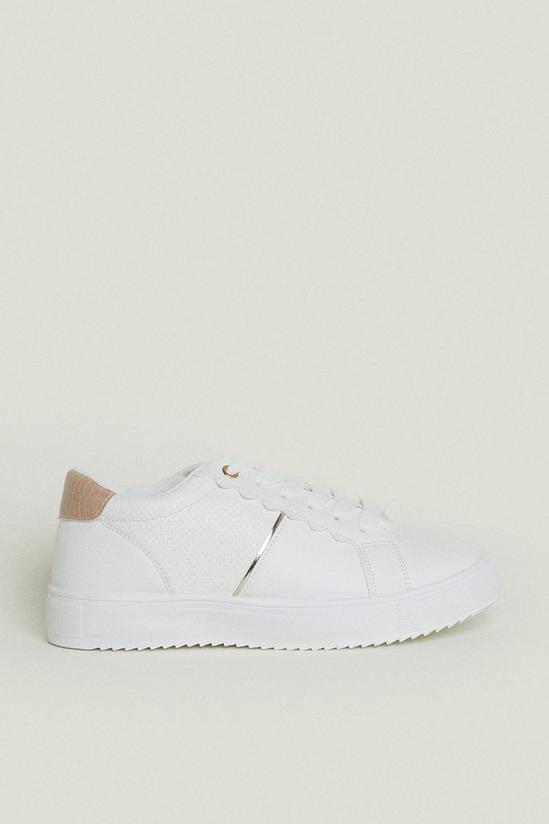 Oasis Scallop Lace Up Trainer 1