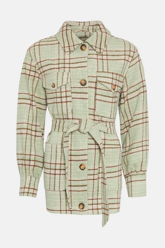 Oasis Check Pocket Detail Overshirt Jacket 4