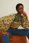 Oasis Mixed Ditsy Floral Tie Front Blouse thumbnail 1