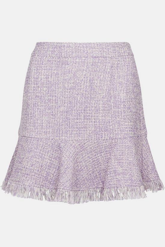 Oasis Tweed Flippy Mini Skirt 4