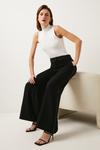 Oasis Laura Whitmore Contrast Stitch Wide Leg Trouser thumbnail 1