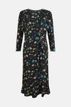 Oasis Slinky Jersey Floral Batwing Midi Dress thumbnail 4