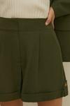 Oasis Laura Whitmore Button Tailored Linen Look Shorts thumbnail 2