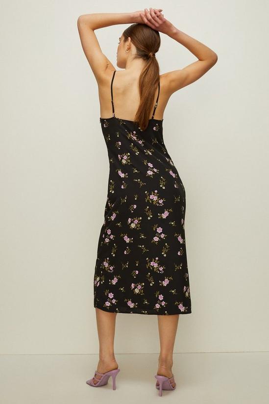 Oasis Ditsy Floral Printed Midi Slip Dress 3