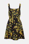 Oasis Floral Bodice Pleat Mini Dress thumbnail 4