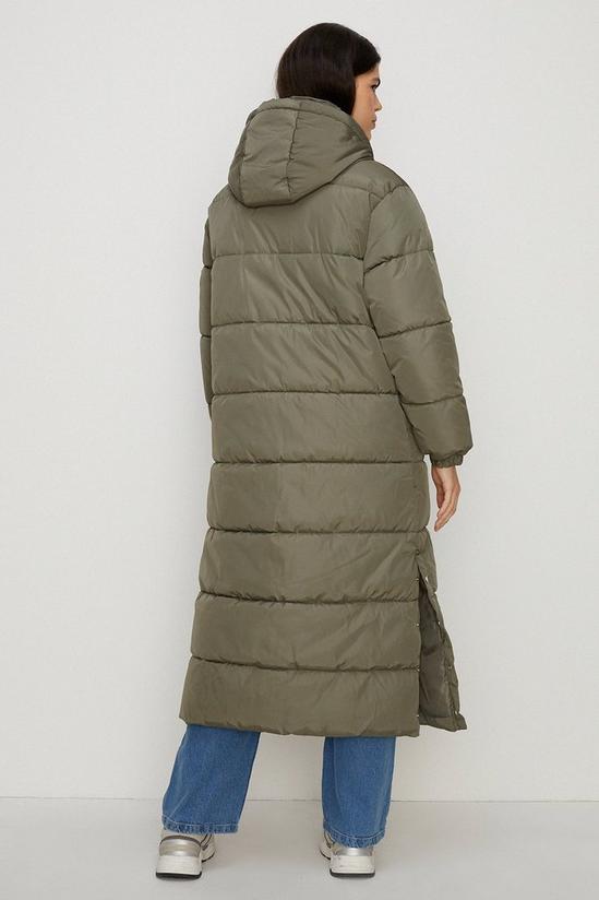 Oasis Petite Zip Through Longline Puffer Coat 3