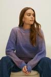 Oasis Ombre Oversized Crew Neck Jumper thumbnail 1