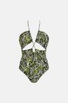 Oasis Blurred Spot Cut Out Swimsuit thumbnail 4