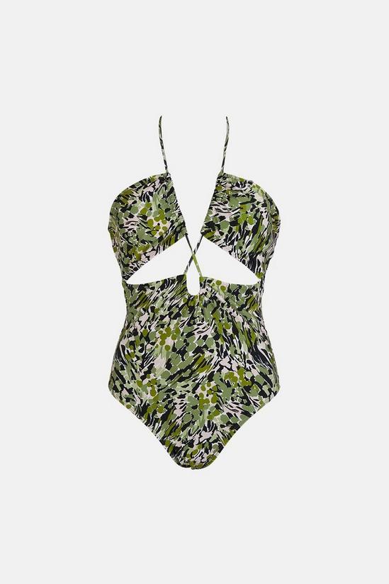 Oasis Blurred Spot Cut Out Swimsuit 4