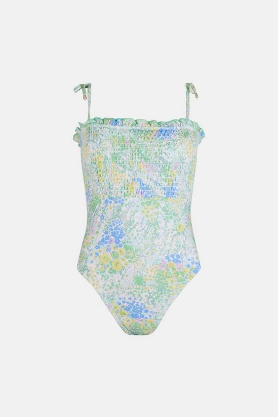 Oasis Ditsy Floral Shirred Swimsuit 4