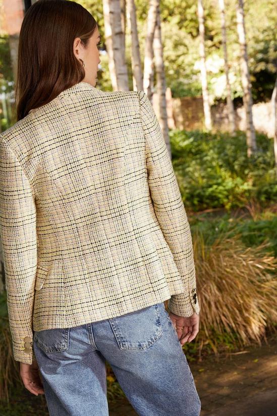 Oasis Premium Tweed Button Detail Jacket 3