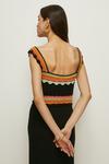 Oasis Laura Whitmore Contrast Stripe Open Stitch Crop thumbnail 3