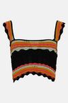 Oasis Laura Whitmore Contrast Stripe Open Stitch Crop thumbnail 4